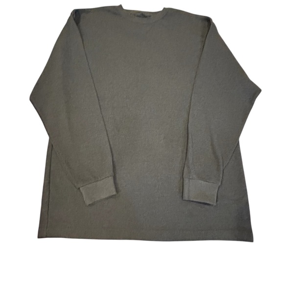 NWOT Men’s Black & Gray Crewneck Long Sleeve T-shirts 4XL - Picture 7 of 12